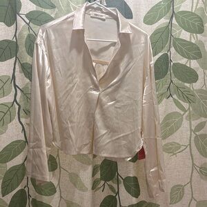 Fashion on Earth Satin Blouse